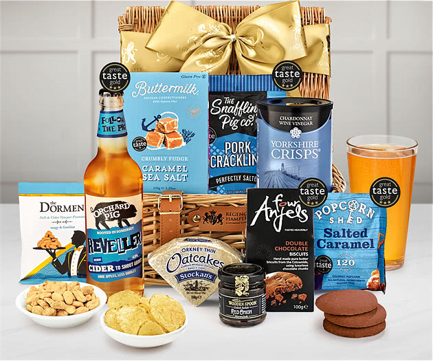 Gentleman's Selection Hamper With Cider